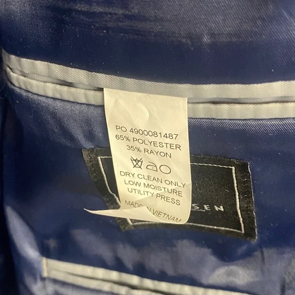 Van Heusen Navy Men's Blazer - Picture 4 of 10